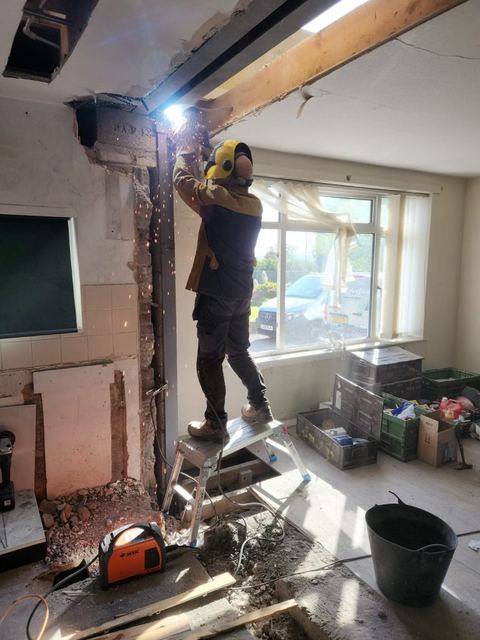 Garage conversion finished to match the home